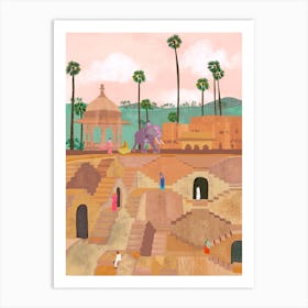 Amber Fort Jaipur Art Print