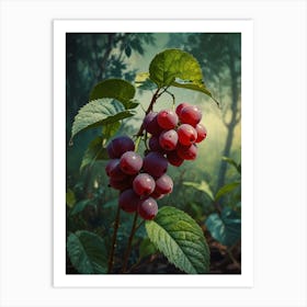 Berries In The Forest Art Print