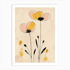 Poppies Canvas Print 3 Art Print