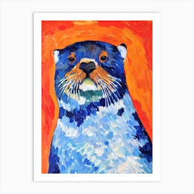 Sea Otter Matisse Inspired Art Print