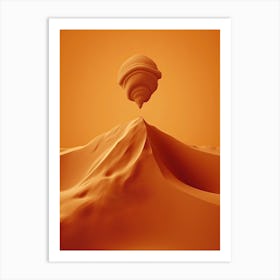 Dune Fan Art Orange Sky Art Print