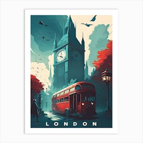 London Uk England Travel Art Print