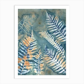 Botany Blue 2 Art Print