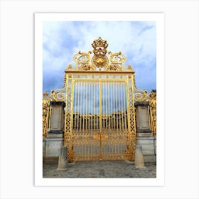 Golden Gate At Versailles (Paris Series) Art Print