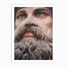 Portrait Of A Bearded Man Art Print