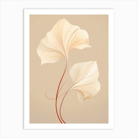 Ginkgo Leaves 8 Art Print