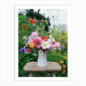 A Vase Of Summer Joy Art Print