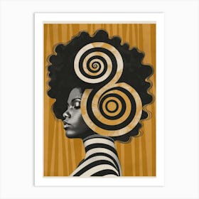 Afro-American Woman 28 Art Print