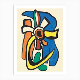 Fernand Léger Composition Murale (1952) Art Print