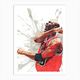 Michael Jordan Chicago Bulls 2 2 Art Print