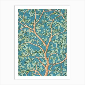 Cork Oak 2 tree Vintage Botanical Art Print