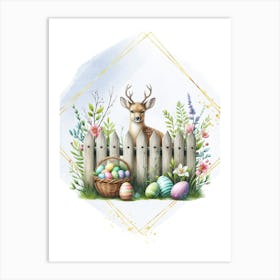 Easter Card Art Print