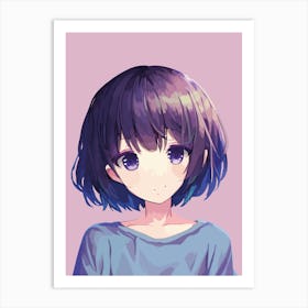 Anime Girl Art Print