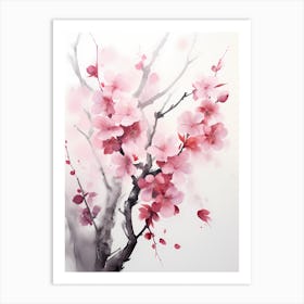 Cherry Blossom Painting 6 Art Print