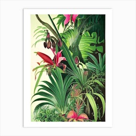 Jungle Botanicals 5 Botanical Art Print