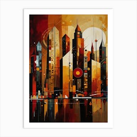 Cityscape 16 Art Print