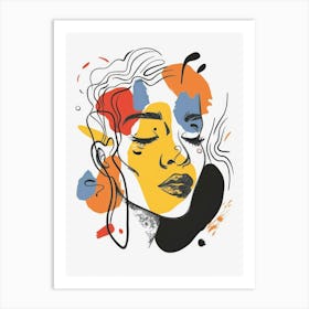 Portrait Of A Woman 540 Art Print