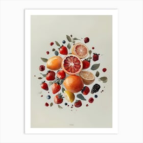 Fruit And Berries Art Print