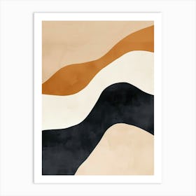 Earths Embrace Minimalist Style Art Print