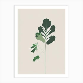Cilantro Herb Simplicity 2 Art Print