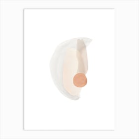 Light Watercolor Abstract Art Print