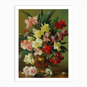 Amaryllis Painting 2 Flower Art Print