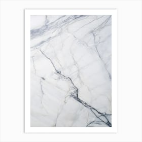 White Marble Art Print