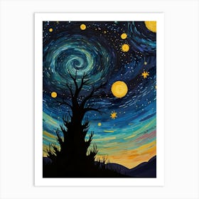 Starry Night 29 Art Print