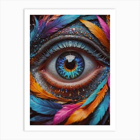 Visions of the Infinite: I Put An Eye On You Series Art Print