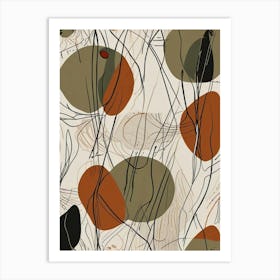 Mid Century Modern Pattern Art Print (4) Art Print