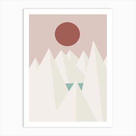 Pointy Peak Art Print