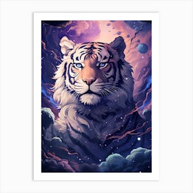 Tiger In The Sky Art Print