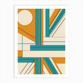 Abstract Geometric Pattern 14 Art Print