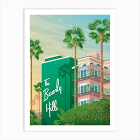 Los Angeles California - The Beverly Hills Hotel Art Print