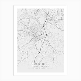 Rock Hill South Carolina Art Print