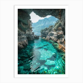 Cave In The Rock 2 Art Print