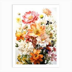 Wild Bloom Symphony Art Print