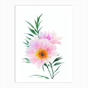 Cypress 2 Watercolour Flower Art Print