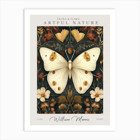 William Morris Butterfly Fall Autumn Exhibition Art Print