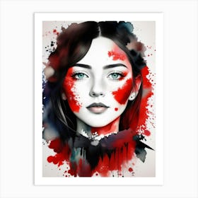 Splatter Painting Art Print