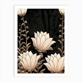 White Lotus Art Print