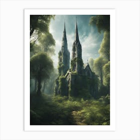 Church In The Woods 3 Art Print