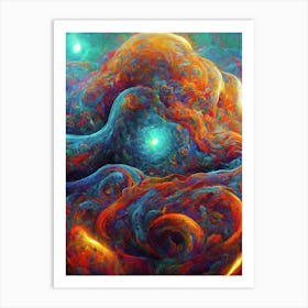 Data Dreamscape 1 Art Print