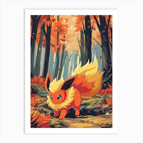 Pokemon Eevee 8 Art Print