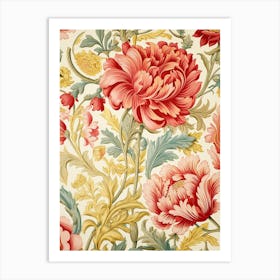 Floral Wallpaper 17 Art Print