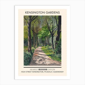 Kensington Gardens London Parks Garden 5 Art Print