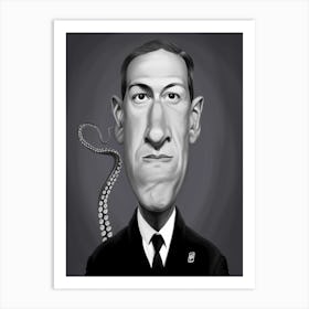 H P Lovecraft Art Print