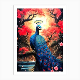 Peacock 5 Art Print