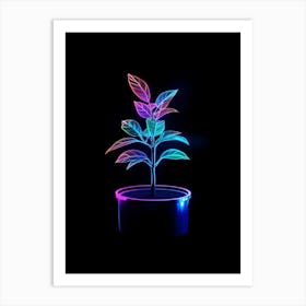 Plant Lamp Art Print