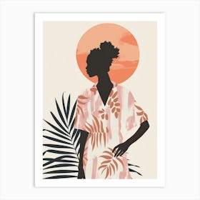 Silhouette Of A Woman 59 Art Print